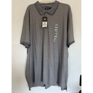 BNWT 3XL Mens Gray Short Sleeve Polo Golf Shirt by Members Mark